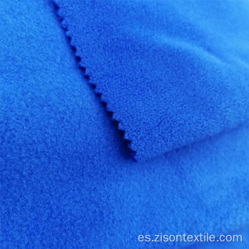 Tela de forro polar de punto de doble cara de Textiles azules teñidos